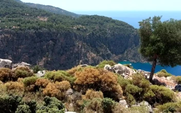 Stock Video Beautiful Mountain Landscape And The Seashore For PC