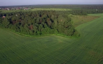 Stock Video Beautiful Countryside In Russia For PC