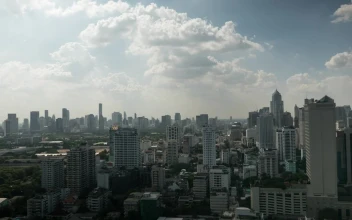 Stock Video Beautiful City Skyline During The Day For PC