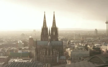 Stock Video Beautiful Cathedral In The Stunning German City For PC