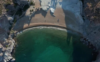 Stock Video Beautiful Beach Between Rocky Mountains For PC