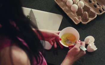 Stock Video Beating The Eggs For Breakfast For PC