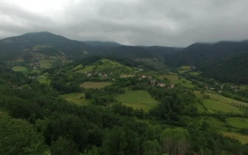 Video Stock Clouds Across The Hills In Serbia For PC