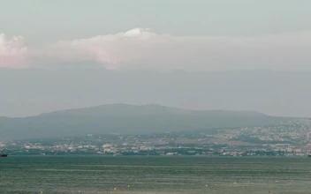 Video Stock Clouds Above A Coastal Down As The Sun Goes Down For PC