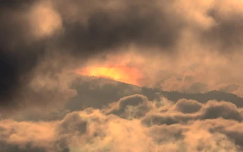 Video Stock Cloud Landscape Over The Mountains Sunset For PC