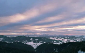 Video Stock Cloud Covered Sky In Snowy Mountains For PC