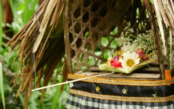 Video Stock Closeup Of Incense And Offering In A Garden For PC