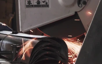 Video Stock Closeup Of A Metal Saw For PC