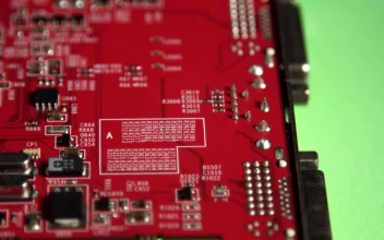 Video Stock Closeup Of A Circuit Board For PC