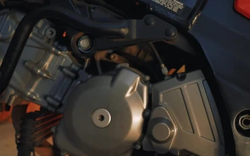 Video Stock Close Up Shot Of A Motorcycle Engine In A Workshop For PC