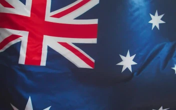 Video Stock Close Up Of The Flag Of Australia Waving For PC