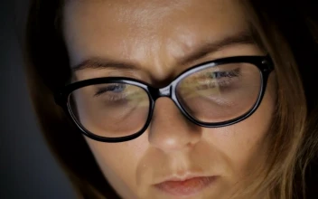 Video Stock Close Up Of A Womans Face With Glasses For PC
