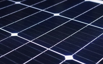 Video Stock Close Up Of A Solar Panel In Rotation For PC