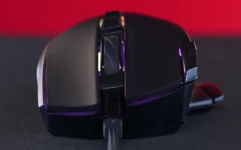 Video Stock Close Up Of A Gaming Mouse With Rgb Lighting For PC
