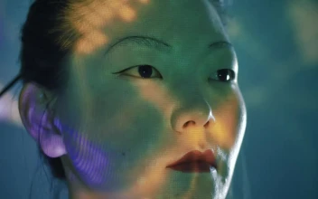 Video Stock Close Portrait Of A Cyborg For PC