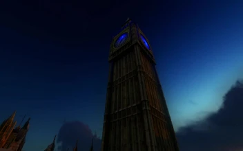 Video Stock Climbing Up The Big Ben Tower During A Sunset For PC