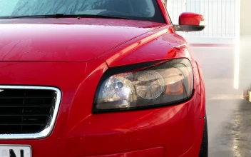 Video Stock Cleaning A Red Car With A Pressure Washer For PC