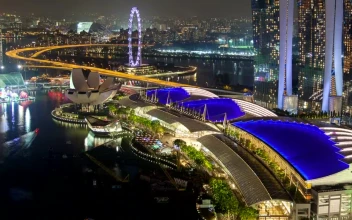Video Stock Cityscape Of Singapore At Night For PC