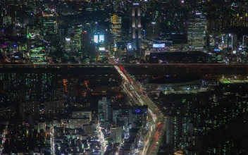 Video Stock City With Many Cars And Buildings At Night For PC