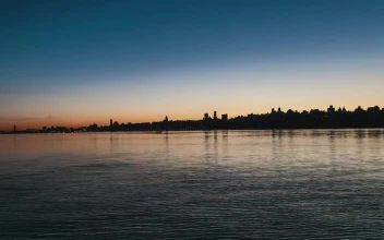 Video Stock City Skyline As The Sun Rises For PC