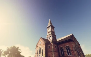 Video Stock Church Surrounded By Trees On A Sunny Day For PC