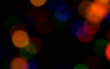 Video Stock Christmas Lights Bokeh In The Night For PC