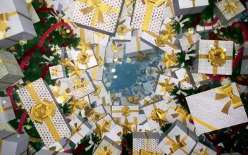 Video Stock Christmas Gifts Floating Christmas Concept For PC