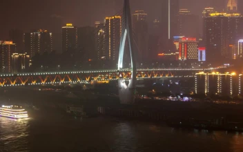 Video Stock Chongqing Illuminated Bridge And City Buildings For PC