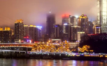 Video Stock Chongqing Flashing Cityscape On A Cloudy Day For PC