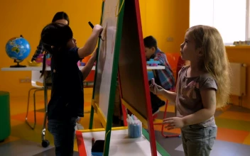 Video Stock Children Drawing In Art Class For PC