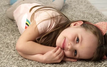 Video Stock Child Laying On The Floor For PC