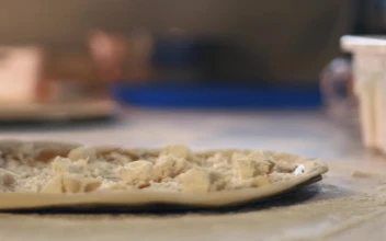 Video Stock Chef Putting Ingredients For A Pizza For PC