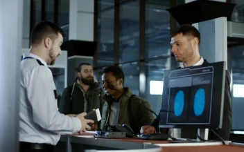 Video Stock Checking Passengers Thumbprint In The Airport For PC