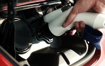 Video Stock Charging An Electric Car Close Up For PC