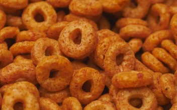 Video Stock Cereal Texture Of Oatmeal And Cinnamon Rings Rotating For PC