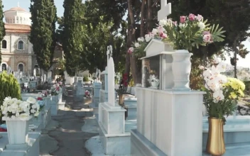 Video Stock Cemetery With Marble Tombs For PC