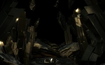 Video Stock Cave With Golden Metallic Minerals For PC