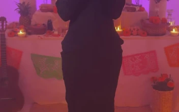 Video Stock Catrina With A Candle On Day Of The Dead For PC