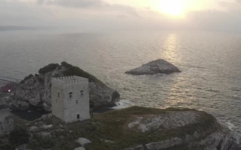 Video Stock Castle Tower On A Cliff For PC