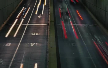 Video Stock Cars Traveling At High Speed On A Highway At Night For PC