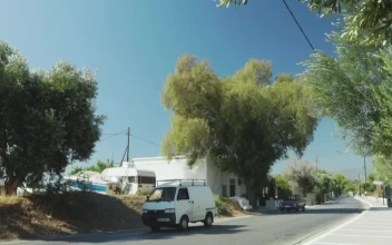 Video Stock Cars Passing On A Street In A Town For PC