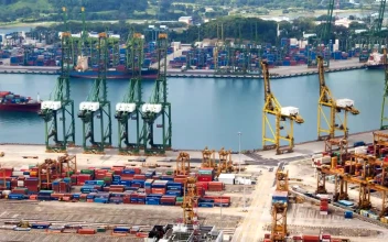 Video Stock Cargo Ship Port Seen From Above For PC
