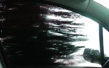 Video Stock Car Washing Machine Seen From Inside The Car For PC