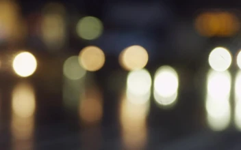 Video Stock Car Lights Blurred Against The Street For PC