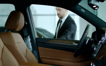 Video Stock Car Dealer Showing The Car To A Client For PC