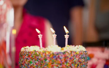 Video Stock Candles On A Cake Being Extinguished By The Celebrated For PC