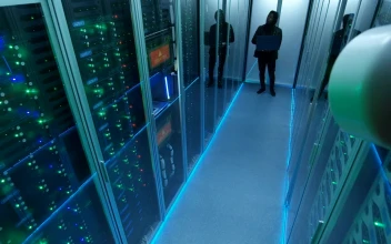 Video Stock Camera Recording Hacker Entering Data Center For PC