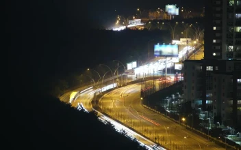 Video Stock Busy Road At Night Time Lapse For PC