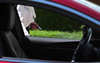 Video Stock Businesswoman Getting Into Her Car For PC