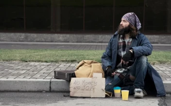 Video Stock Businessman Sharing Food To Homeless For PC